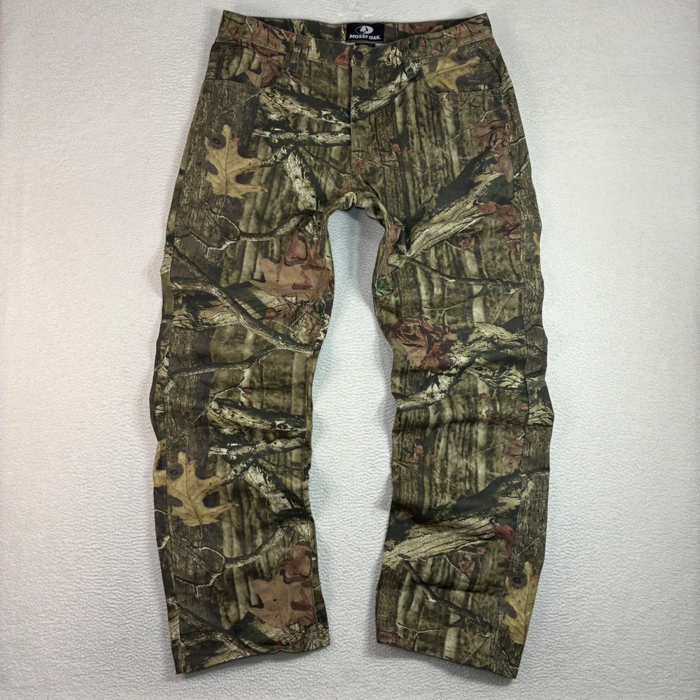 Mossy Oak Camo Pants Men 36x34 Camo Break-Up Infinity Hunting Outdoors Jeans